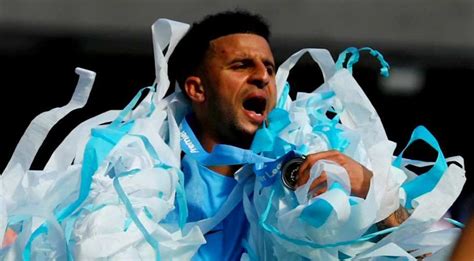 In Pics Champions Manchester City Lift Epl Trophy Sports News