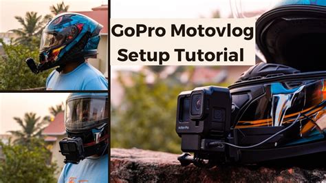 How To Mount Gopro On Helmet Gopro Hero Maono Mic Moto