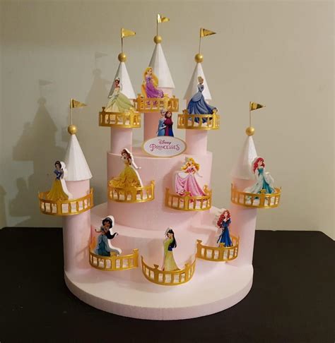 Torta Scenografica Tema Principesse Birthday Cake Disney Princess