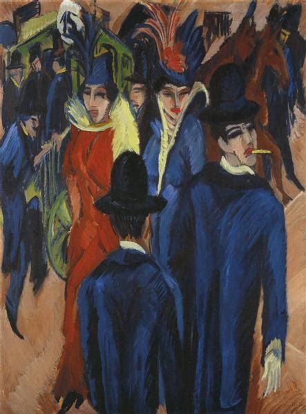 Berlin Street Scene, 1913 - 1914 - Ernst Ludwig Kirchner - WikiArt.org