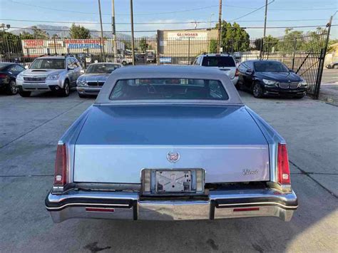 1985 Cadillac Eldorado Coupe Blue Fwd Automatic For Sale