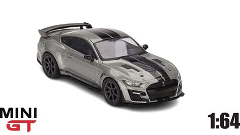 Mô Hình Xe Ford Shelby Gt500 Widebody Gray Metallic Tỉ Lệ 164 Minigt Cửa Hàng Mô Hình Autono1vn