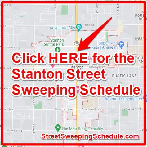 Stanton Street Sweeping 2024 Schedule Map Holidays Tickets