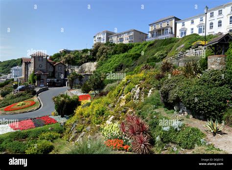 Ventnor Cascade Gardens, Ventnor, Isle of Wight, England Stock Photo ...