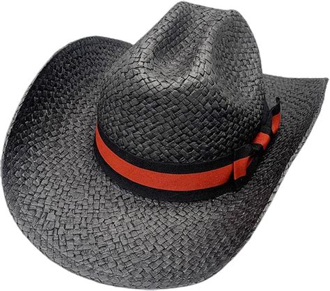 Minakolife Men S Women S Western Style Cowboy Cowgirl Straw Hat