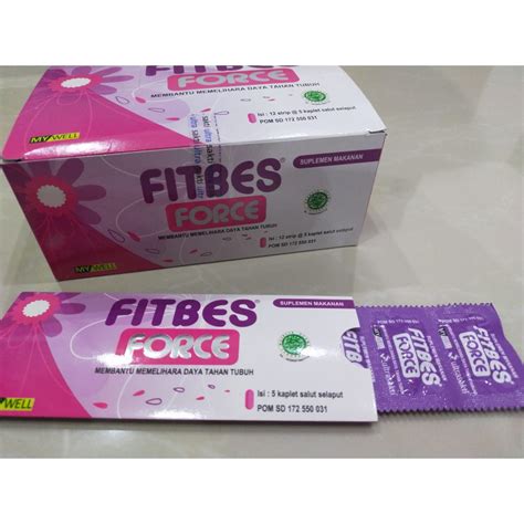 Jual Fitbes Force Membantu Memelihara Daya Tahan Tubuh Harga Per Strip