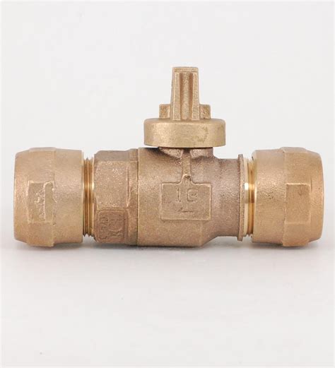 Brass Corporation Curb Stop Ball Valve Brass Corporation Fittings