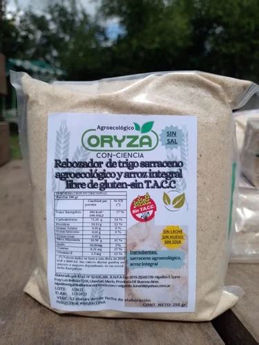 Rebozador De Arroz Integral Sin Tacc Oryza Gr Hamsa