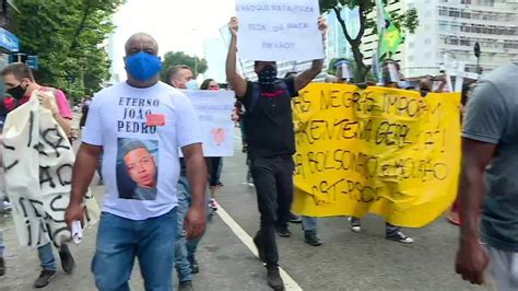 Manifestantes Protestam Contra O Racismo No Rio De Janeiro Globonews