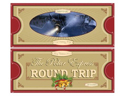 Polar Express Tickets Fold 8 5x11 Flickr Photo Sharing Polar Express Christmas Party