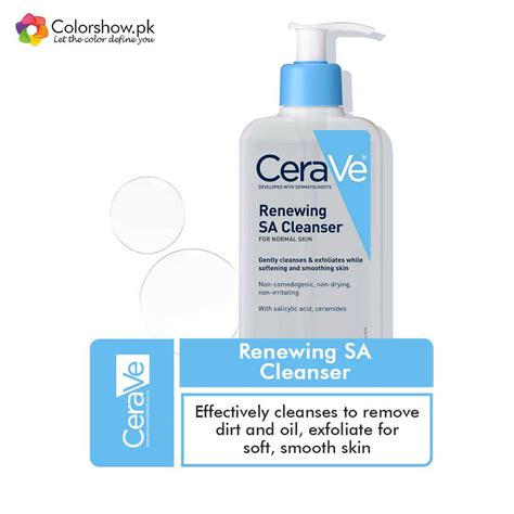 Cerave renewing sa cleanser for normal skin usa | ColorShow