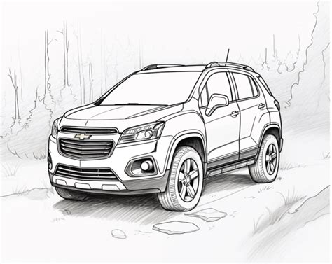 Free Printable Chevrolet Tracker Coloring Page For Kids And Adults