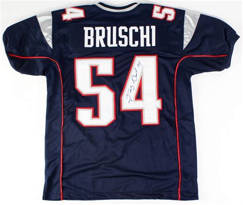 Tedy Bruschi Signed Patriots Jersey (JSA COA) | Pristine Auction