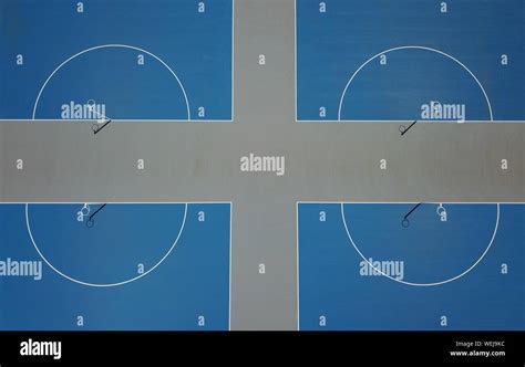 Aerial view basketball court hi-res stock photography and images - Alamy