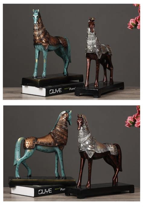 War Horse Statue Home Decor - Modern Sculpture Artists