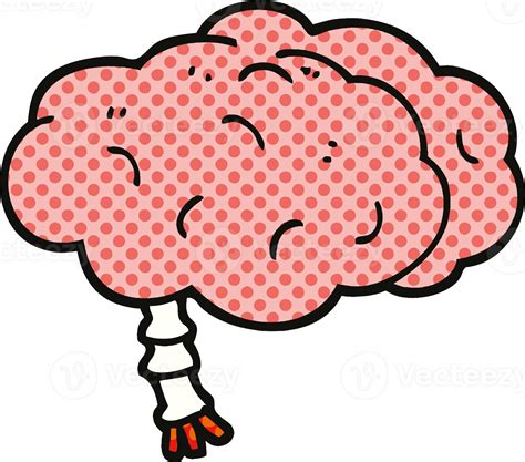 comic book style cartoon brain 36483814 PNG