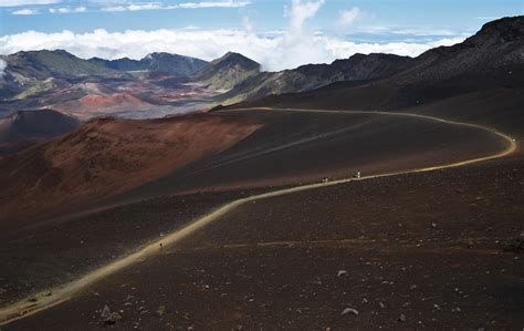 Sliding Sands Trail in Haleakala National Park. Maui, Hawaii – travel