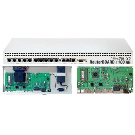 MikroTik RB1100AHx2 Router 13 Port Gigabit Ethernet 1 Port DB9 CPU