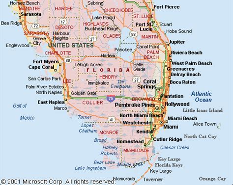 Southwest Florida County Map