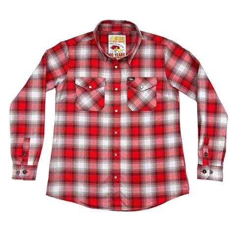 Dixxon Tops Dixxon Flannel Shirt Womens Large Clay Smith Cams Red