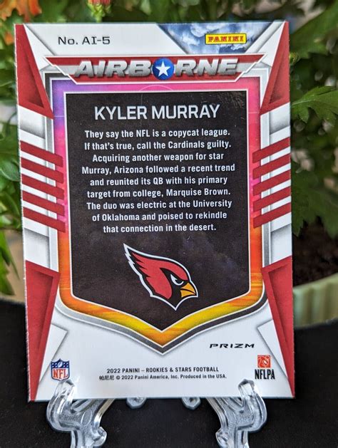 Panini Rookies Stars Airborne Silver Prizm Ai Kyler Murray