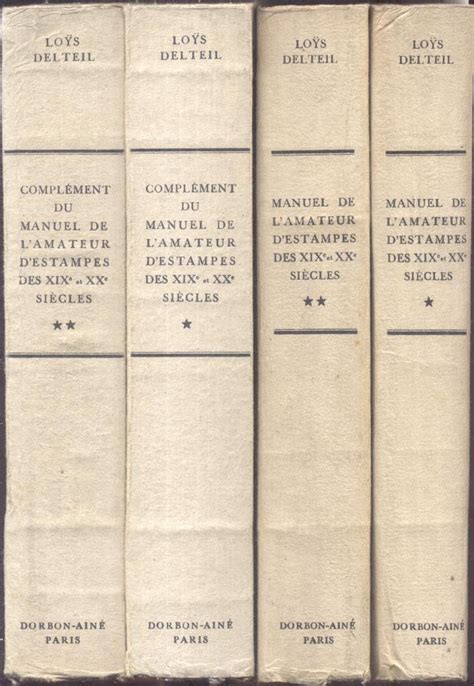 Amazon MANUEL DE L AMATEUR D ESTAMPES DES XIXE ET XXE SIÈCLES 1801 1924 DEUX TOMES