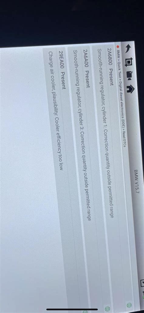Bmw Fault Codes Dtcs 4