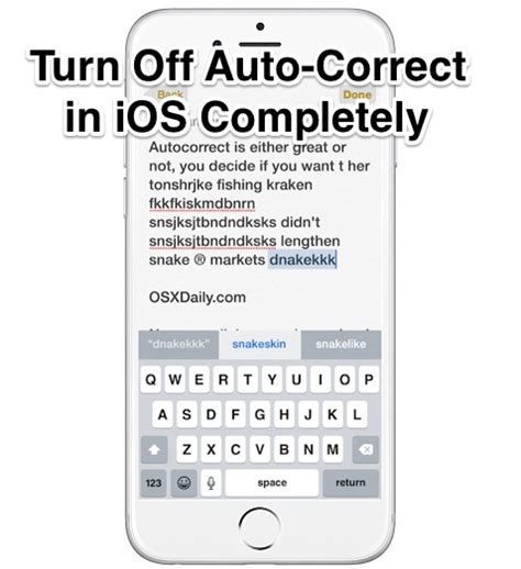 How To Disable Auto Correct On Iphone Completely