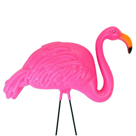 GIFTEXPRESS Large Bright Pink Flamingo Yard Ornament Flamingo Garden