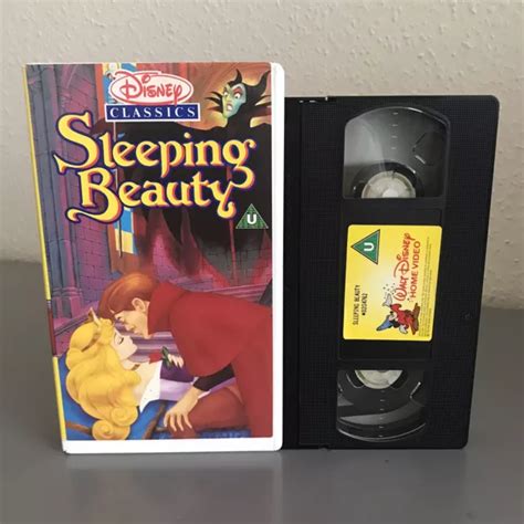 Sleeping Beauty Vhs Video Walt Disney Classics Vintage White