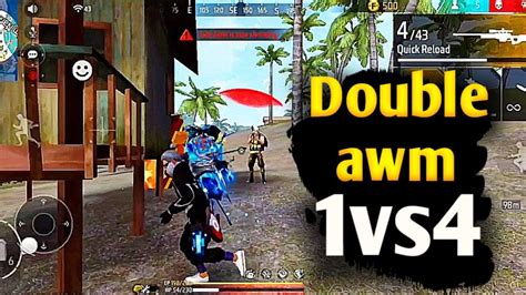 Double Awm Like B K Very Easy Solo Vs Squad Gameplay Free Fire