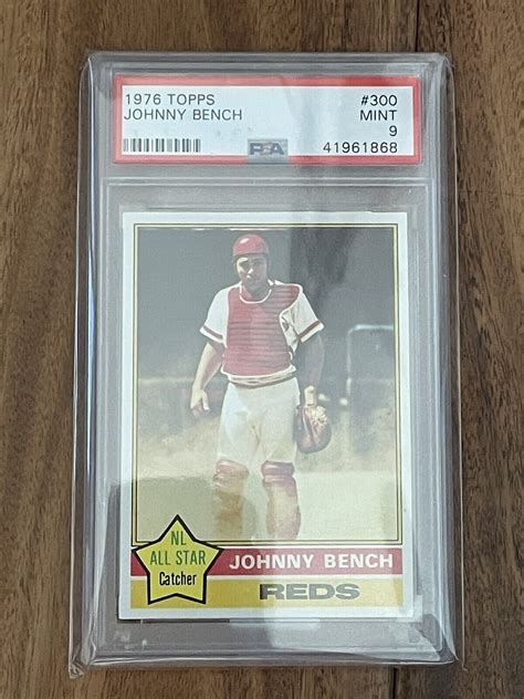 Johnny Bench Topps Base Price Guide Sports Card Investor