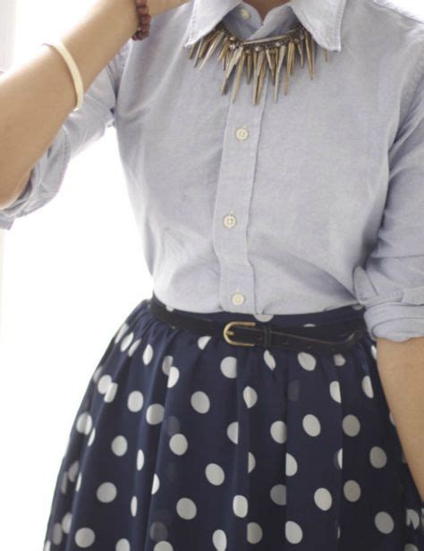 12 Best How To Wear A Blue Polka Dot Skirt Ideas Polka Dot Skirt How