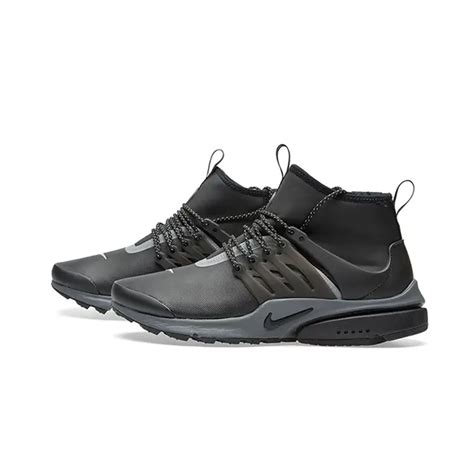 Nike Air Presto Mid Utility Black Silver Where To Buy 859527 002