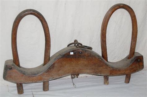 Antique Wooden Double Ox Yoke Lot 246a