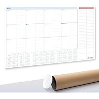 Calendrier Mural Xl Planificateur Mensuel Effa Able Toujours