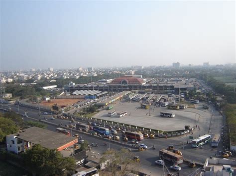 Inside View Of Koyambedu Bus Stand In Chennai Indias Largest Bus