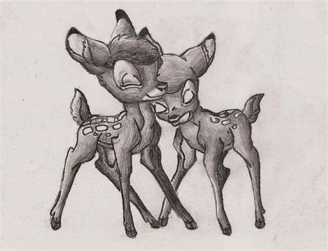 Bambi And Faline By Daisychainsartwork On Deviantart