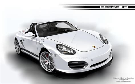 Porsche Boxter Vectorial Car Corel Draw By Mastervali On Deviantart