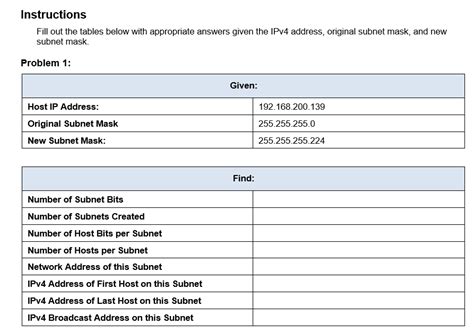 Solved Instructions Fill Out The Tables Below With Chegg