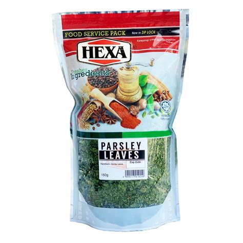 Hexa Halal Parsley Leaves 150gm Daun Pasli Food Service Shopee Malaysia