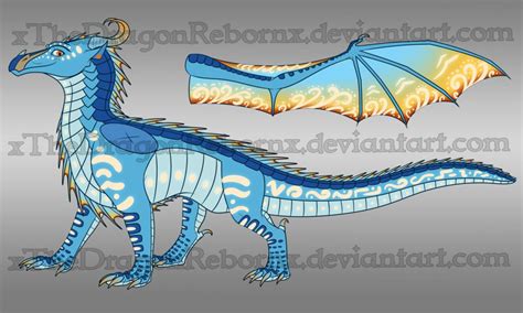 Auction Adopt Sea Sky Open By Xthedragonrebornx Wings Of Fire Dragons Wings Of Fire Dragon