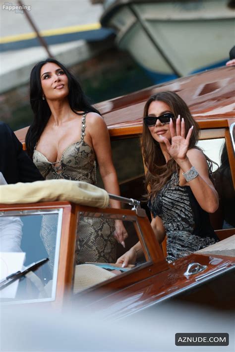 Kim Kardashian Sexy Seen Flaunting Her Big Boobs In A Hot Tight Dress At Jeff Bezos Lauren