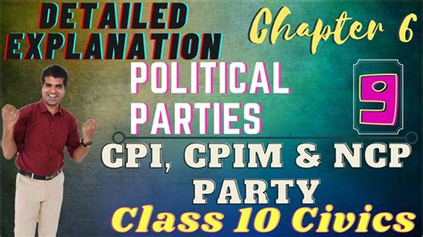 POLITICAL PARTIES Class 10 CBSE CHAPTER 6 CIVICS CPI CPIM AND