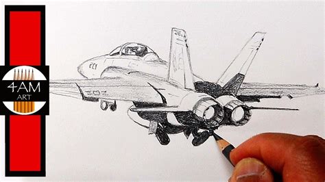 F18 Super Hornet Drawing