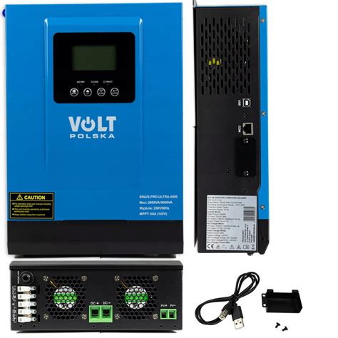 VOLT INWERTER SOLARNY SINUS PRO ULTRA 4000 24V 60A 3SSH200024 Cena