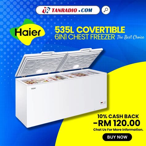 Haier Chest Freezer In Convertible Refrigerator L Bd Hp