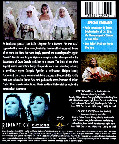 Blu Ray And Dvd Covers KINO LORBER REDEMPTION BLU RAYS BY SPINE NUMBER SETS 1 THE NUDE