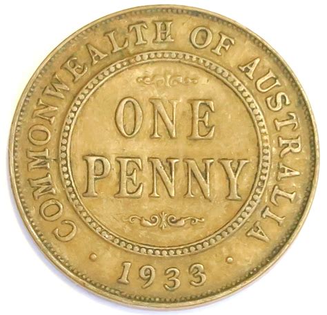 Australian 19332 Penny Colonialcollectables Buying And Selling Coins