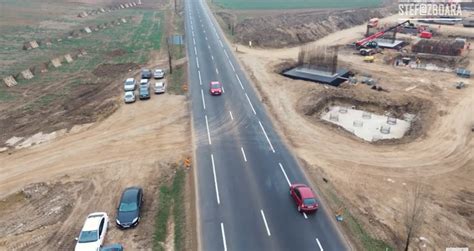 VIDEO Imagini spectaculoase cu stadiul Viaductului Domnești Târg de